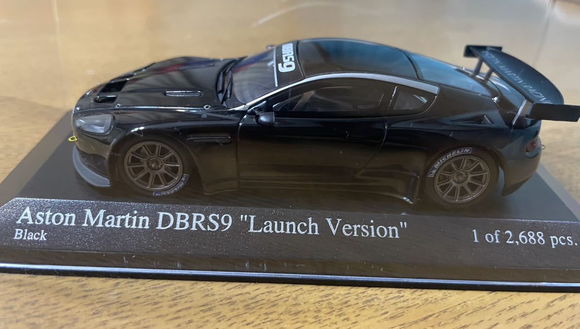 1/43 アストンマーチン　DBRS9 Launch Vergion black Minichamps_画像1