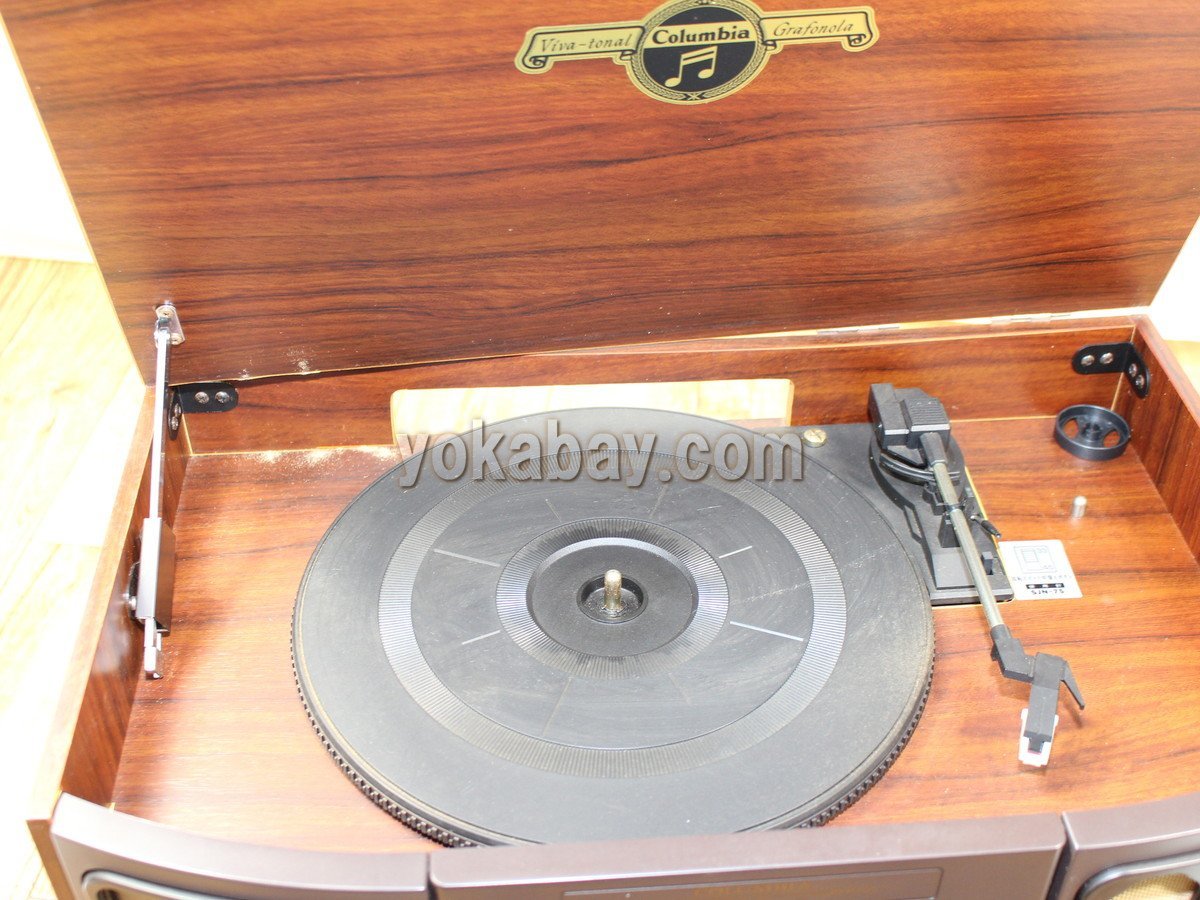 ☆COLUMBIA(コロンビア)卓上型ステレオシステム レコード/CD