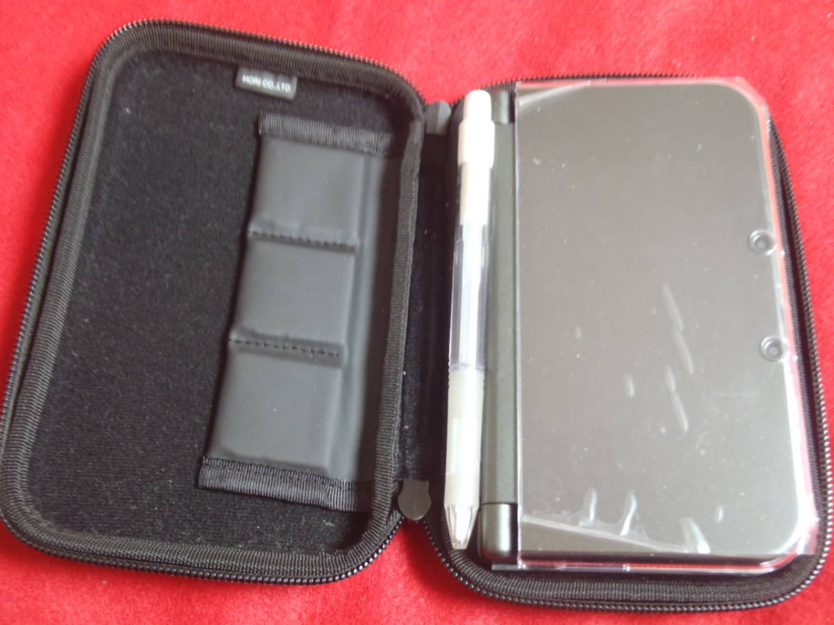 new ニンテンドー3DS LL 本体メタリックブラックRED-001 ポーチ new ニンテンドー3DS LL 本体メタリックブラックRED-001 ポーチ