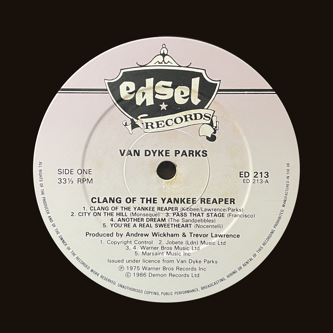 Van Dyke Parks - Clang Of The Yankee Reaper LP レコード Vinyl リイシュー_画像4