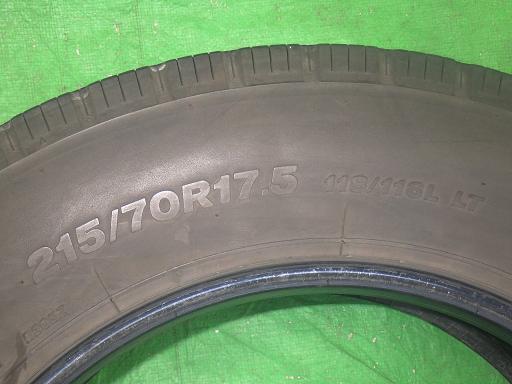  truck tire Duravis R205 215 70R17.5 4ps.@[ used ]