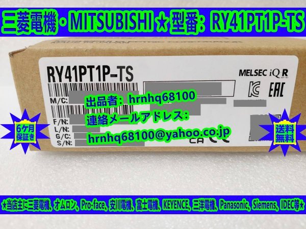 新品・未使用(三菱電機・MITSUBISHI) RY41PT1P-TS トランジスタ出力ユニット（ソースタイプ）シーケンサ MELSEC iQ-Rシリーズ・６ヶ月保証