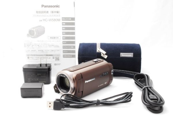 【新品級】Panasonic パナソニック HC-W580M-T ブラウン #272