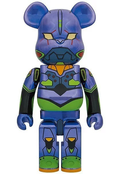 MEDICOM TOY BE@RBRICK WORLD WIDE TOUR 3 EVANGELION CHROME Ver.1000% ワールドワイドツアー3 エヴァンゲリオン初号機クロームバージョン