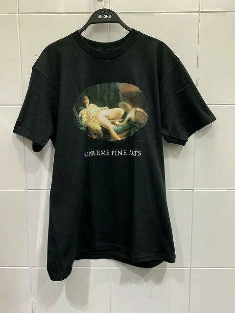 Supreme 19ss Leda And The Swan Tee Sサイズシュプリーム レダアンドザスワン半袖Tシャツ ブラック_画像1