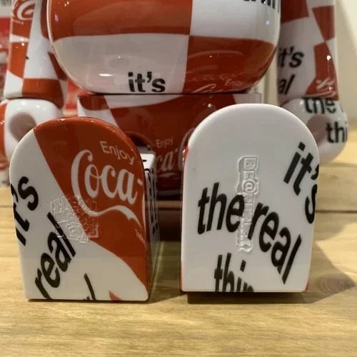 MEDICOM TOY ATMOS BE@RBRICK COCA-COLA CHECKERBOARD 100 MEDICOM TOY ATMOS BE@RBRICK COCA-COLA CHECKERBOARD 100