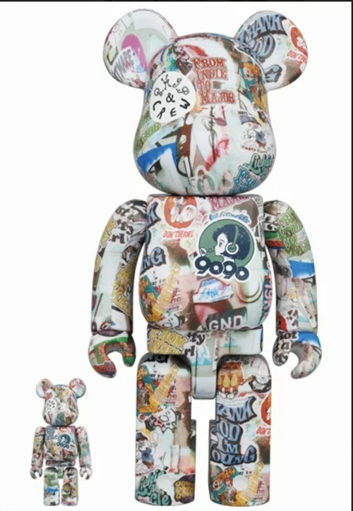いラインアップ BE@RBRICK 100/400% ×S.H.I.P&CREW 9090 TOY MEDICOM