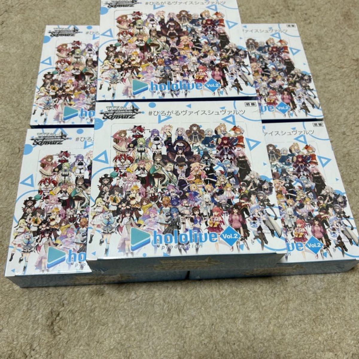 ホロライブ ヴァイスシュヴァルツ 6box シュリンク付き-