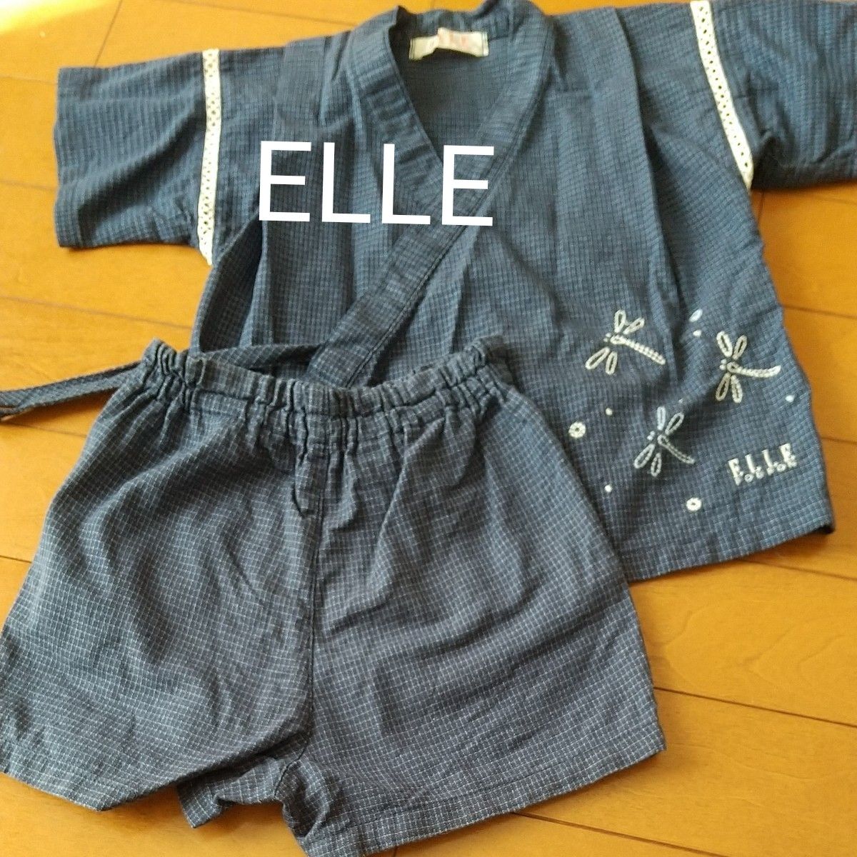 ELLE   甚平 上下セット 80cm