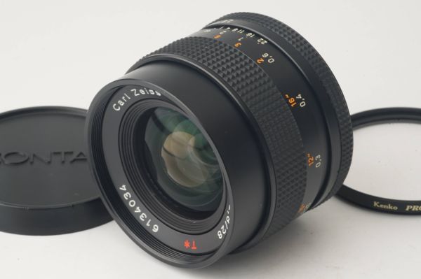 美品 コンタックス Contax Carl Zeiss Distagon 28mm F2.8 T* AEJ C/Y