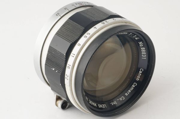 キヤノン Canon 50mm F1.4 L39 ライカLマウント #8740 | normanhubbard.com