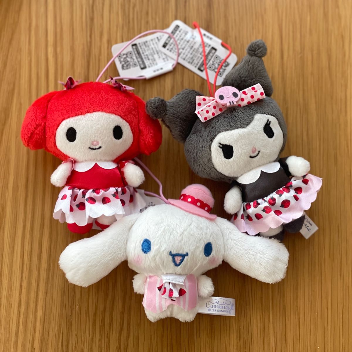 サンリオキャラクターズ いちごロリータマスコット マイメロ クロミ シナモロール セット