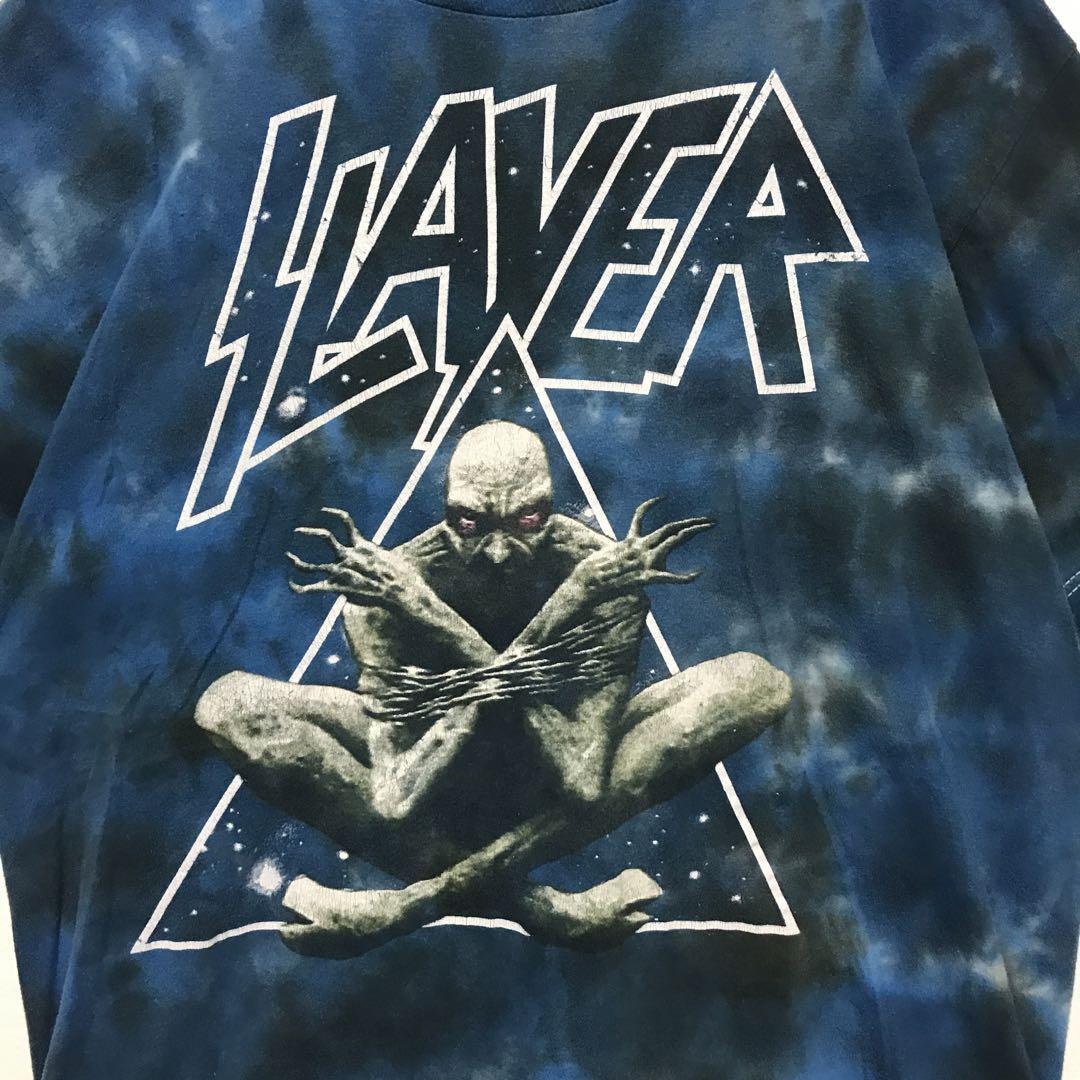 80s Slayer Tシャツ バンドT スレイヤー スラッシュメタル-