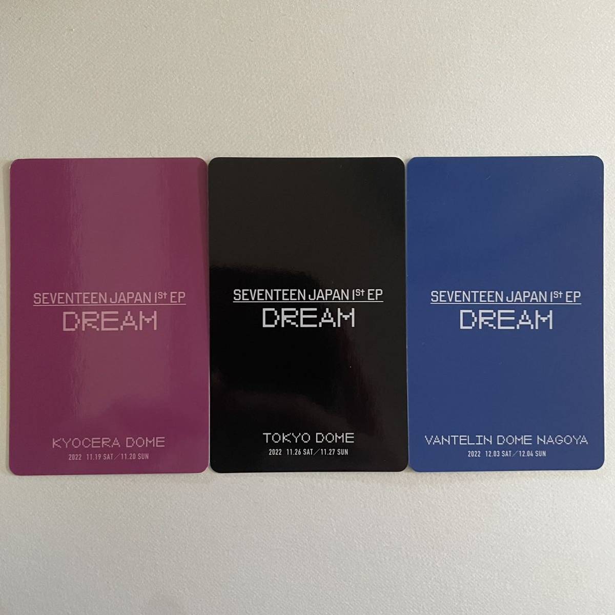 SEVENTEEN トレカ dream 東京 会場限定 東京ドーム コンプ|CD SEVENTEEN トレカ dream 東京 会場限定 東京ドーム コンプ|CD