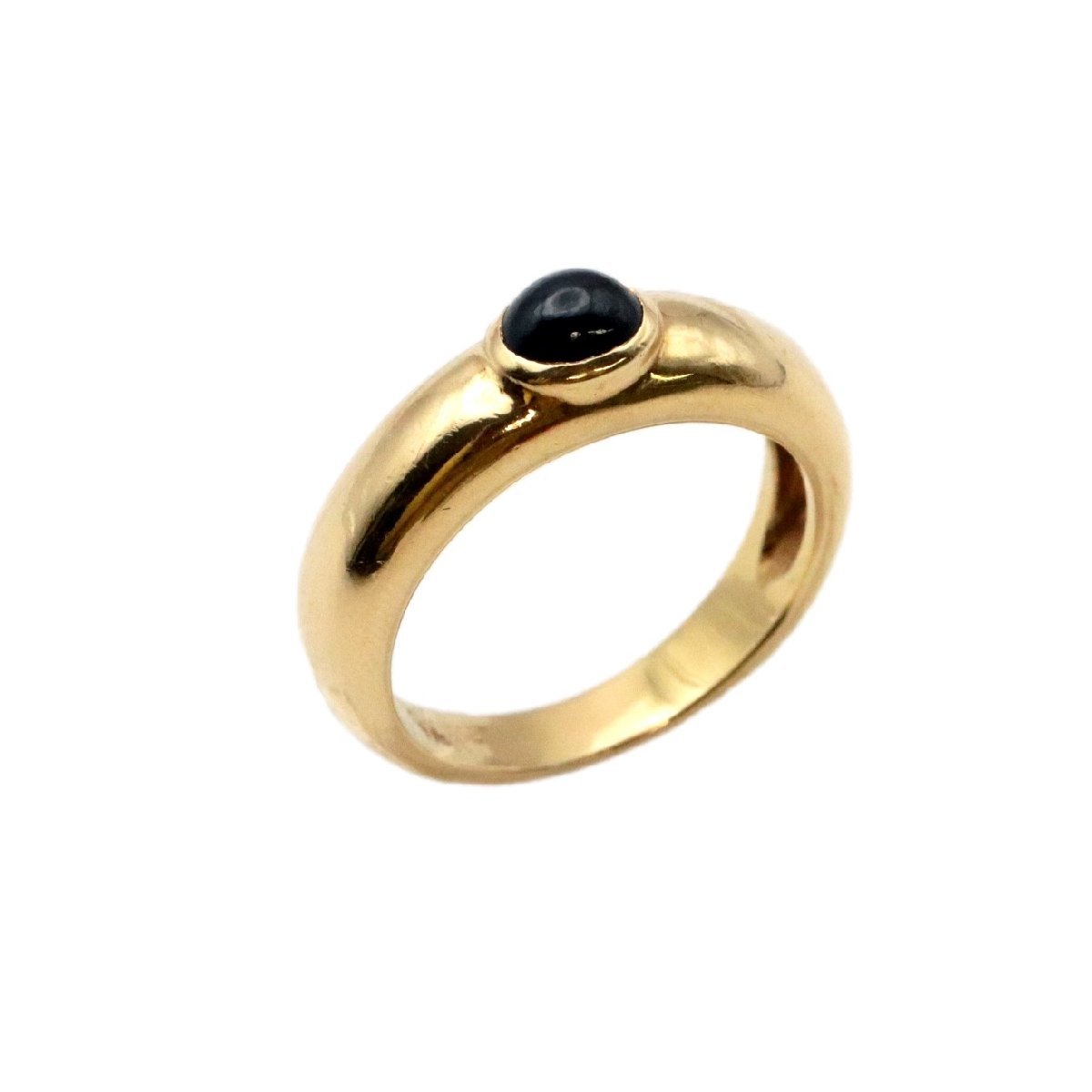  Chaumet ano- сапфир кольцо 10.5 номер K18YG желтое золото женский кольцо ювелирные изделия Chaumet