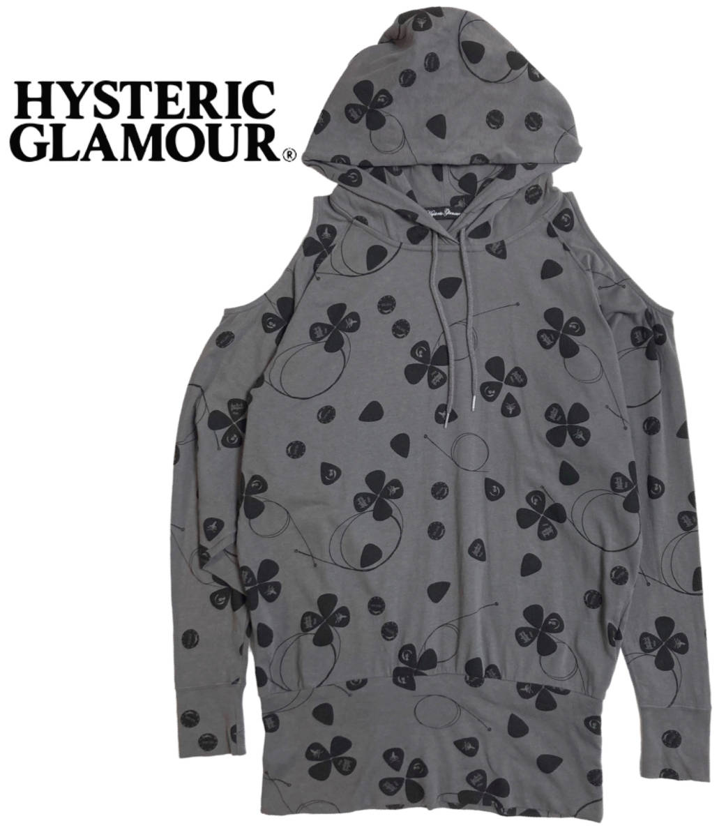 HYSTERIC GLAMOUR pick clover shoulder .. Parker Hysteric Glamour 0121CF04 total pattern 