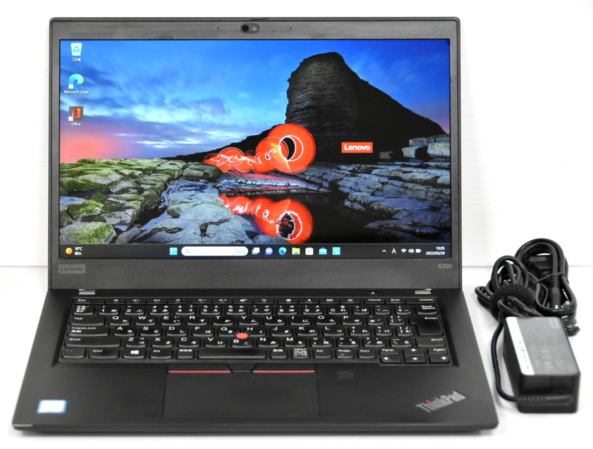 ールや ☆ Lenovo ThinkPad X390 i5-8365U 1.6(4.1)G 8CPU/NVMe 256GB