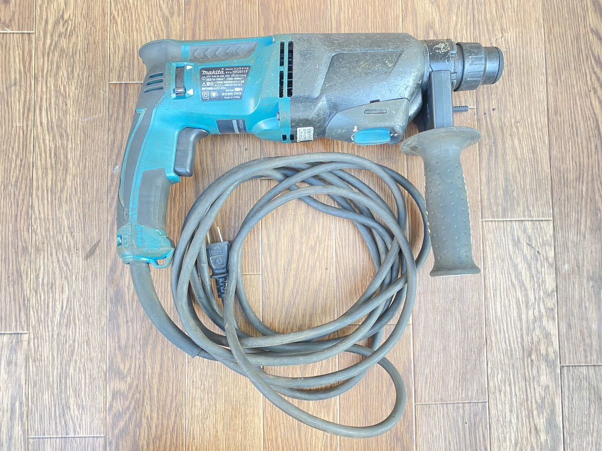 マキタ makita 電動工具 ハンマドリル 3モード 26mm HR2611F ケース付き 電動ハンマドリル_画像3