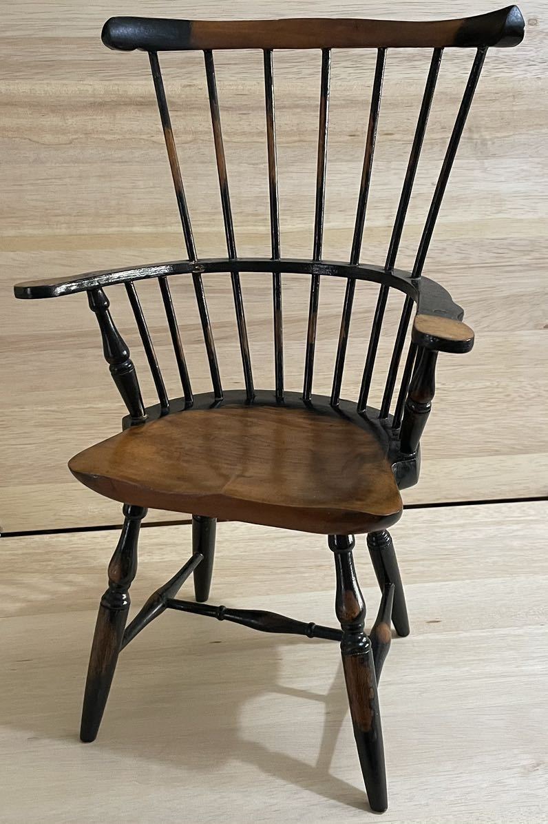 ボークス製 ドールチェア 椅子 アンティーク ビンテージ ドール用 木製椅子