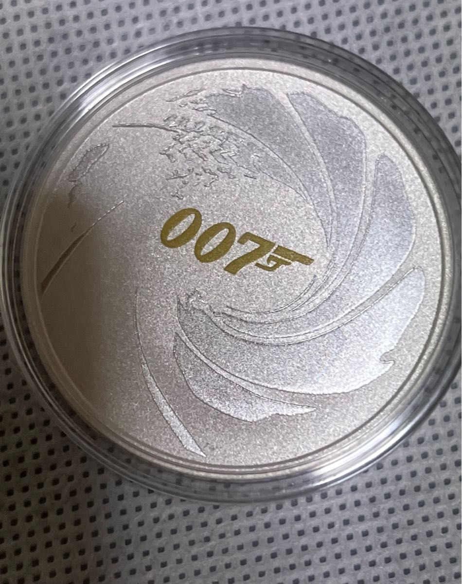 【未使用品】ツバル 2021 ジェームズ・ボンド 007 銀貨