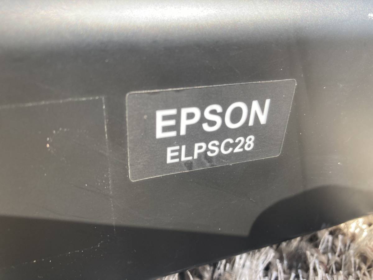 倉 EPSON エプソン 携帯型自立式80型プロジェクタースクリーン ELPSC28