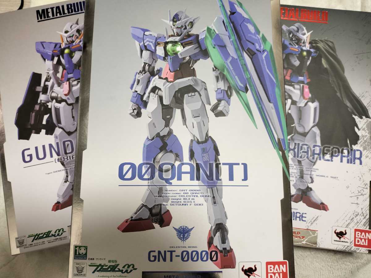 メタルビルド 機動戦士ガンダムダブルオーエクシア、リペア、クアンタ