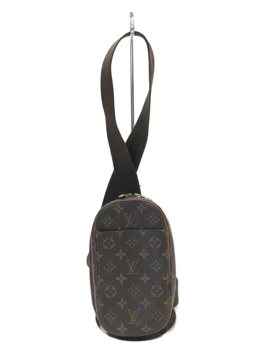 買い保障できる LOUIS VUITTON◇ポシェット・ガンジュ_モノグラム_BRW