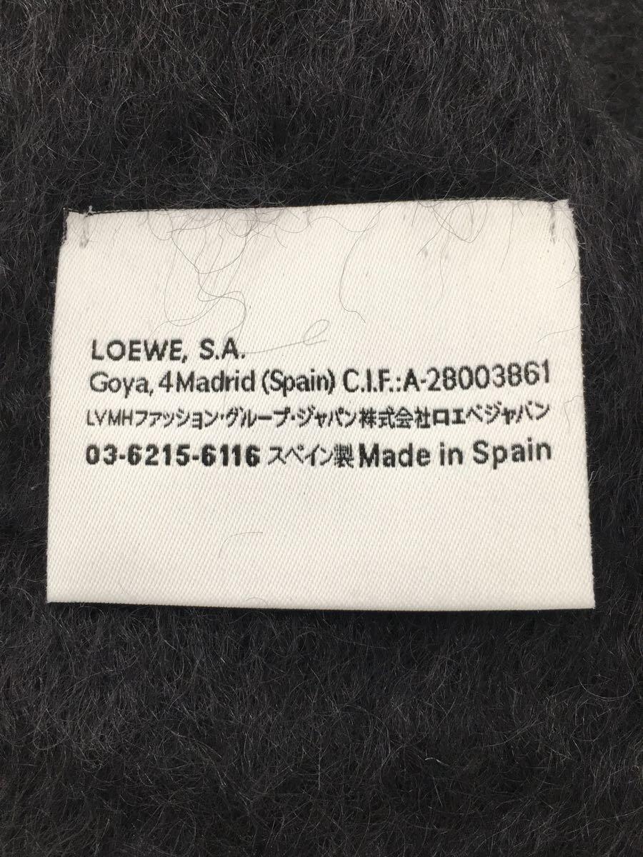 LOEWE◇マフラー/モヘア/BLK/無地/レディース | inmarco.ae
