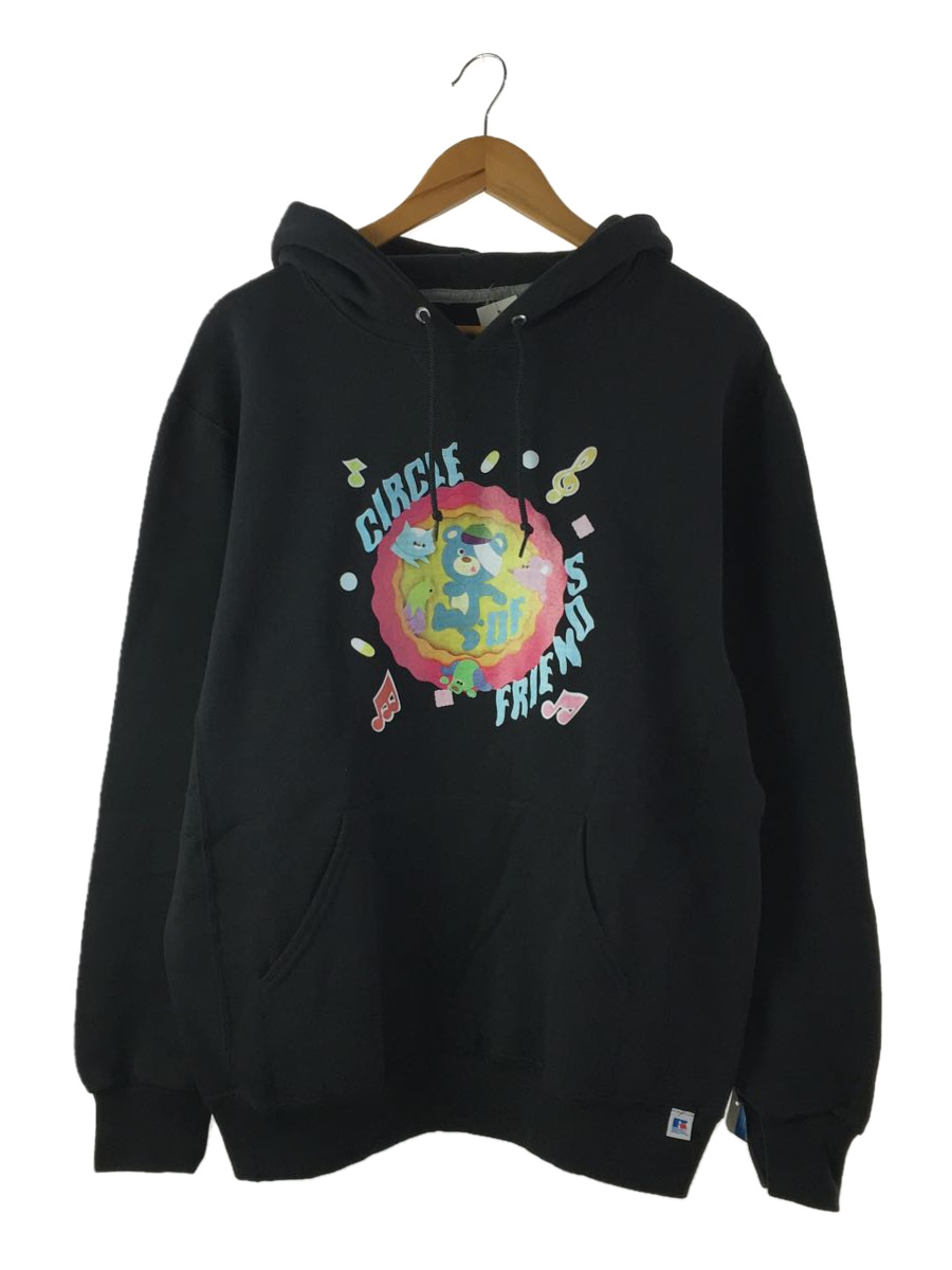 返品送料無料】 Stacks/×WACK WACK/CIRCLE Hoodie/パーカー/L/-/BLK