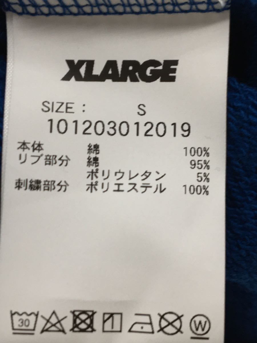 X-LARGE◆パーカー/S/コットン/BLU_画像4