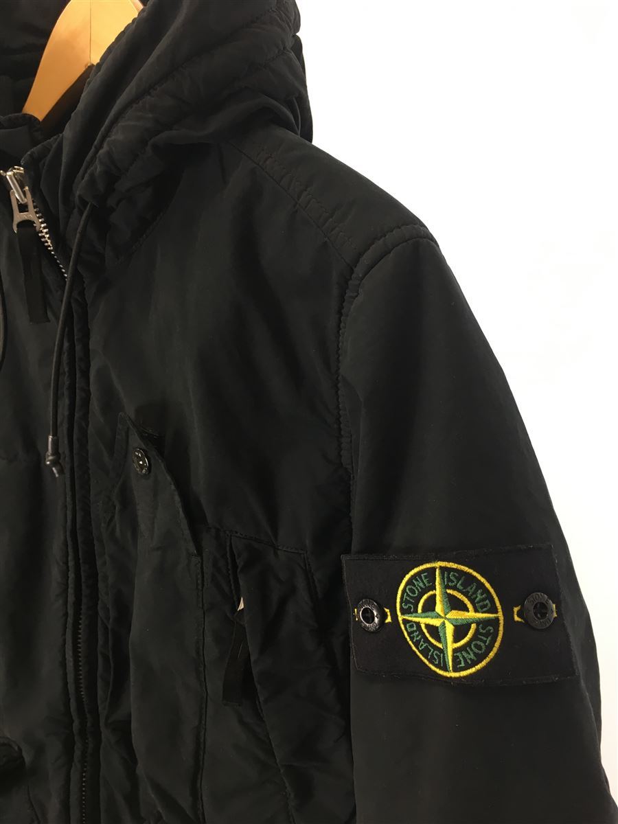 STONE ISLAND◇DAVID LIGHT TC WITH MICROPILE/S/ポリエステル/BLK