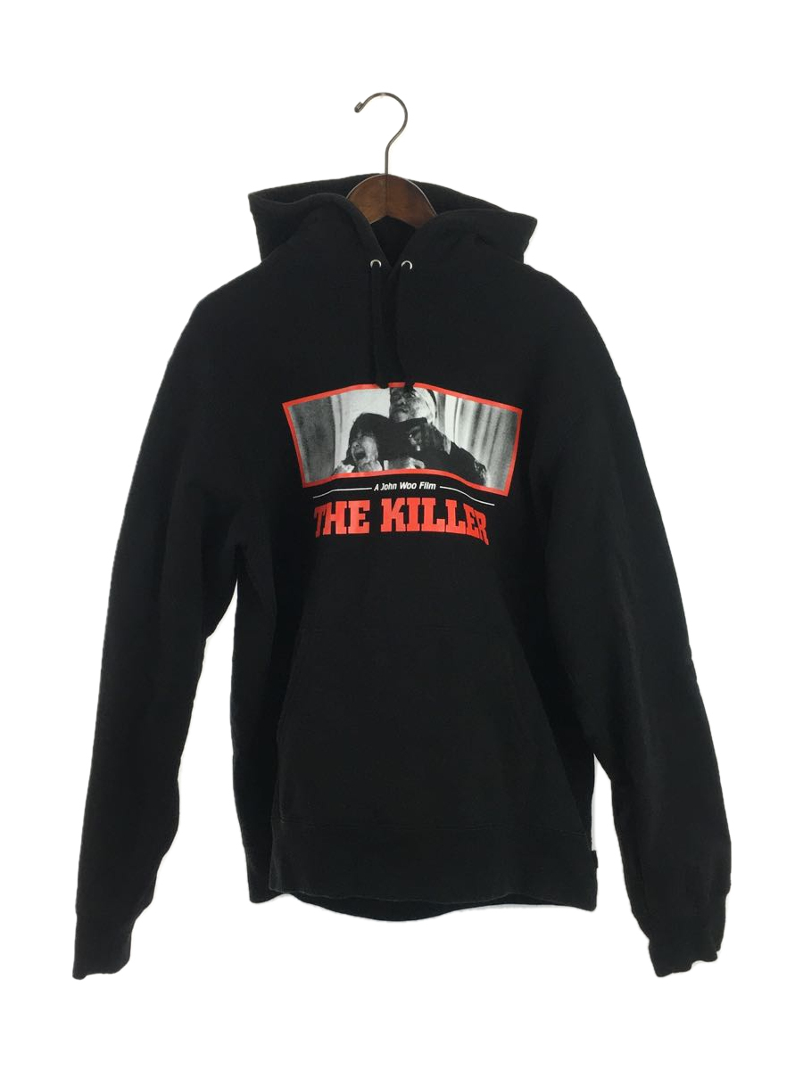 Supreme◆The Killer Hooded Sweatshirt/パーカー/L/コットン/BLK
