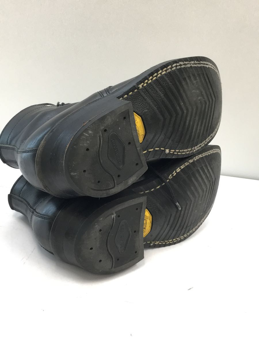 WHITE’S BOOTS レースアップブーツ/US7.5/BLK/レザー/ブラック/セミドレス/vibram/QUABAUG