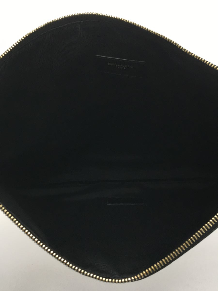 激安クリアランス SAINT LAURENT◇セカンドバッグ/-/BRW/総柄