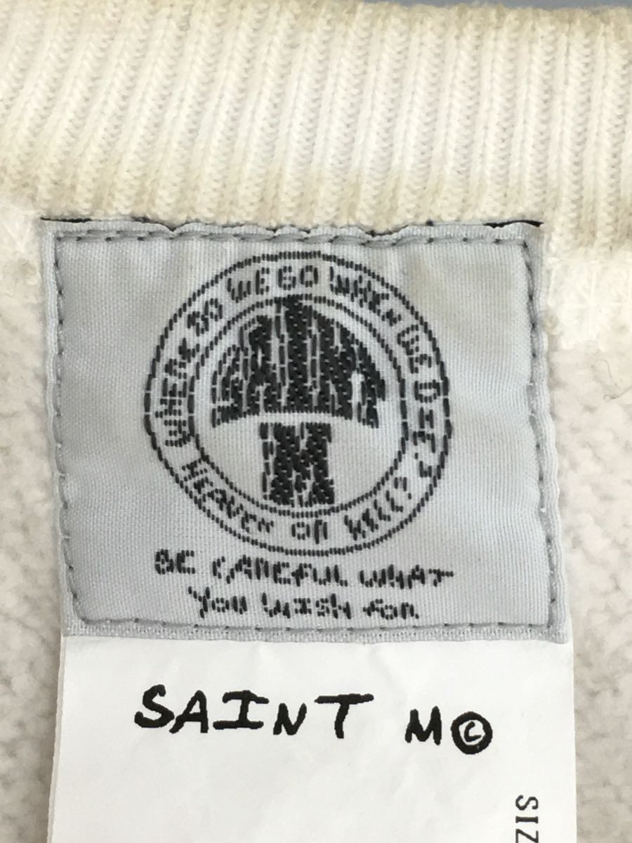 SAINT MICHAEL◇セントマイケル/スウェット/XL/コットン/IVO/SWT SH