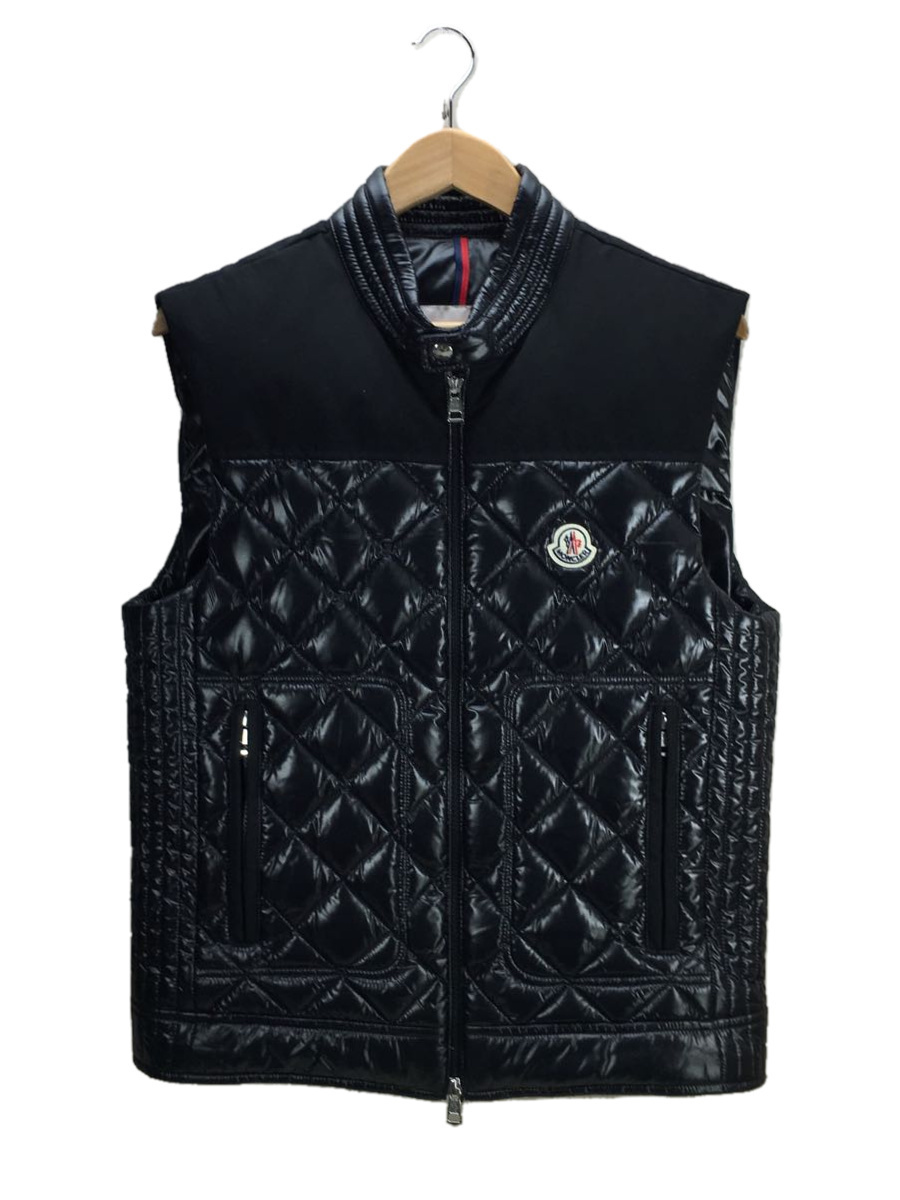 MONCLER◇21AW/JEUNET GILET/ダウンベスト/2/ナイロン/BLK/68950