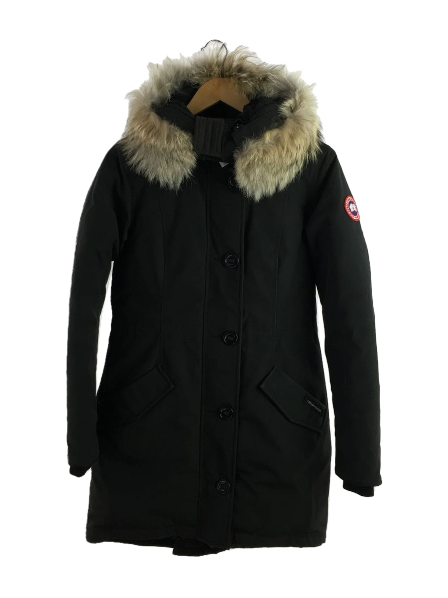 CANADA GOOSE◆ROSSCLAIR PARKA/ダウンジャケット/S/ポリエステル/ブラック/2580LA