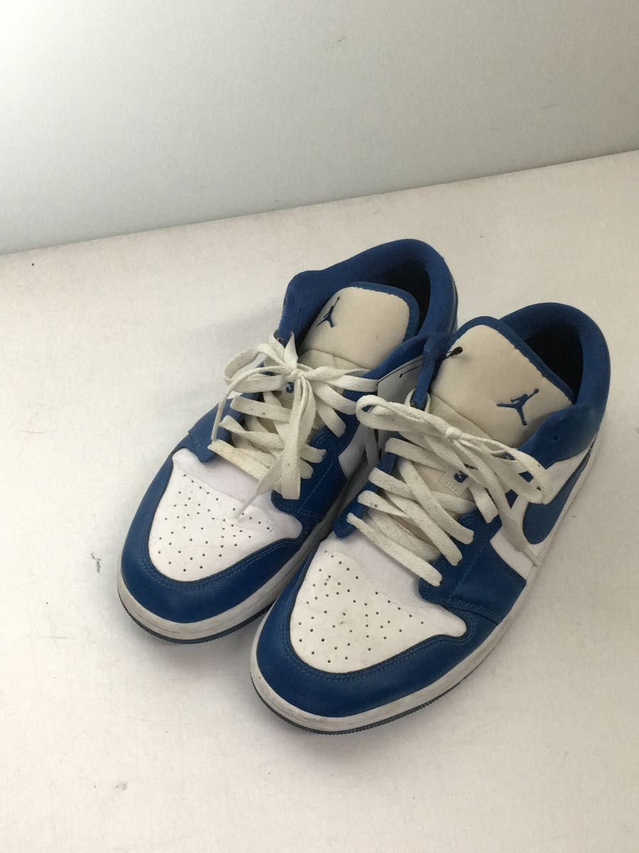 NIKE◆WMNS Air Jordan 1 Low/ローカットスニーカー/28.5cm/ブルー/PVC/DC0774-114_画像2