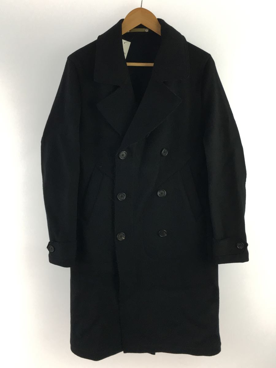 Paul Smith◆MELTON TRENCH COAT/トレンチコート/L/BLK/PY-HN-88471/282121 381UL