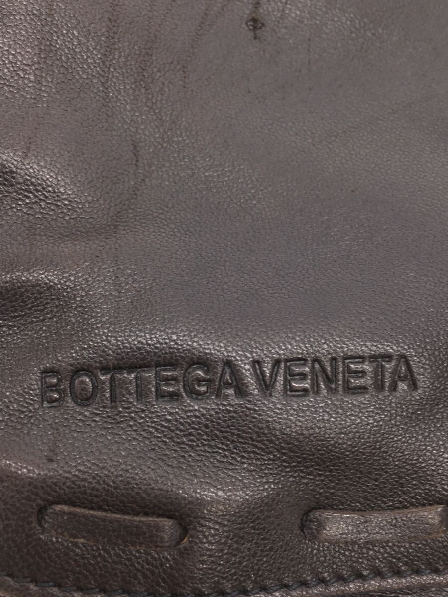 BOTTEGA VENETA◆ショルダーバッグ/レザー/BRW_画像5