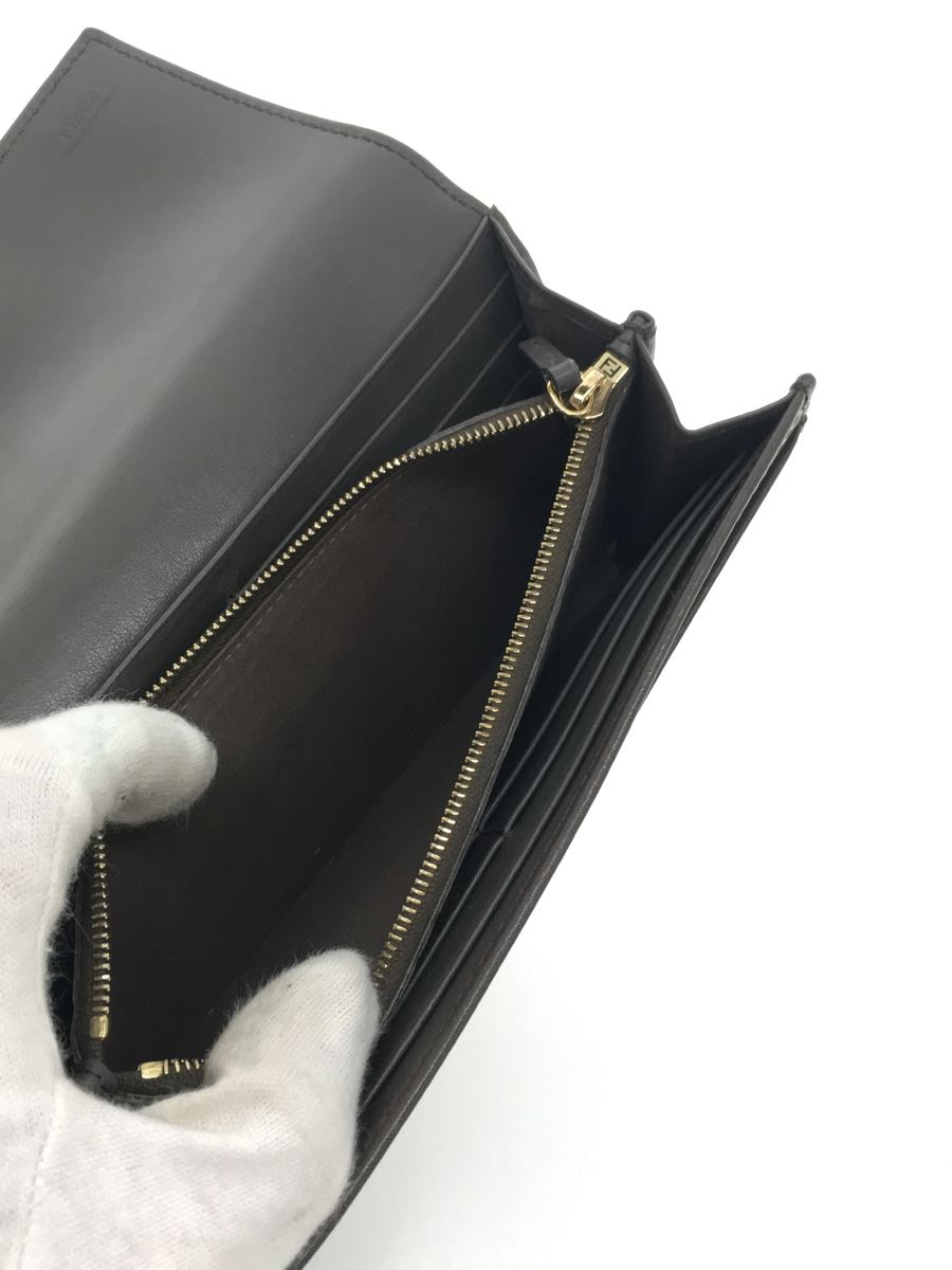 FENDI◆バイザウェイ/長財布/スタッズ/8M0251/レザー/グレー/レディース_画像5