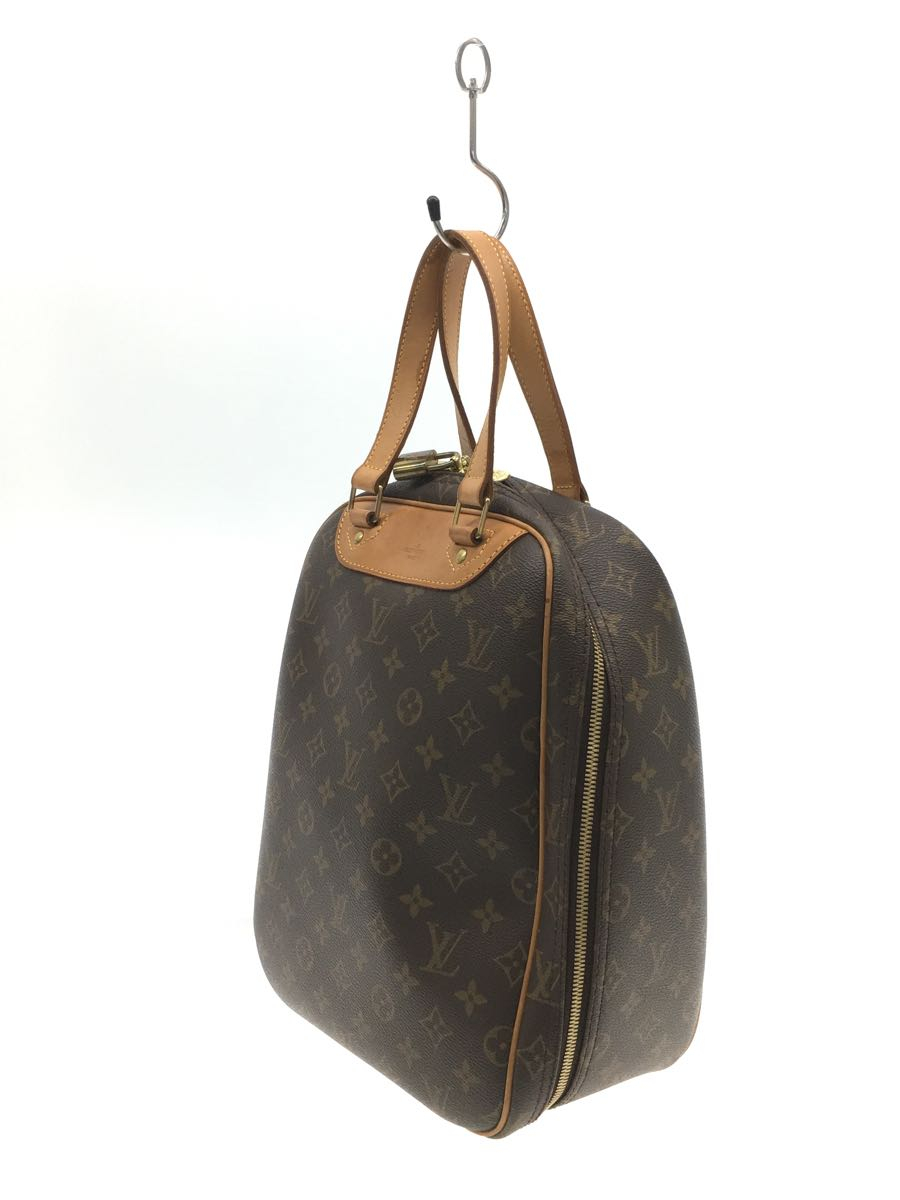 LOUIS VUITTON◆エクスキュルシオン_モノグラム_BRW/PVC/BRW/スレ/パドロックの鍵欠品/M41450_画像2