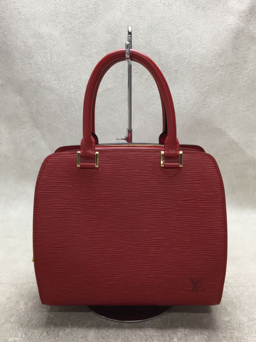 LOUIS VUITTON◆ポンヌフ_エピ_RED/レザー/RED
