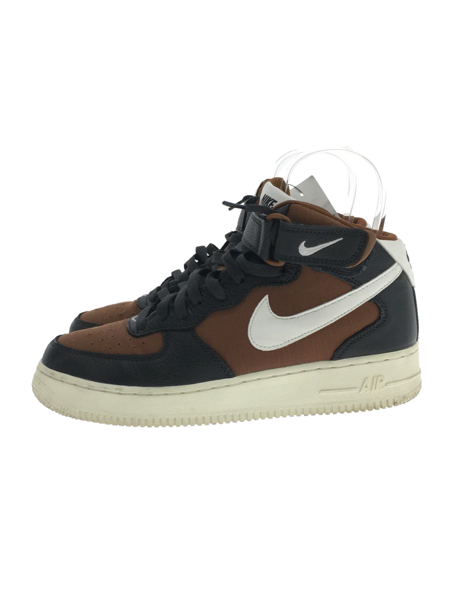 NIKE◆Off-Noir and Pecan/ハイカットスニーカー/26.5cm/BRW/DQ8766-001