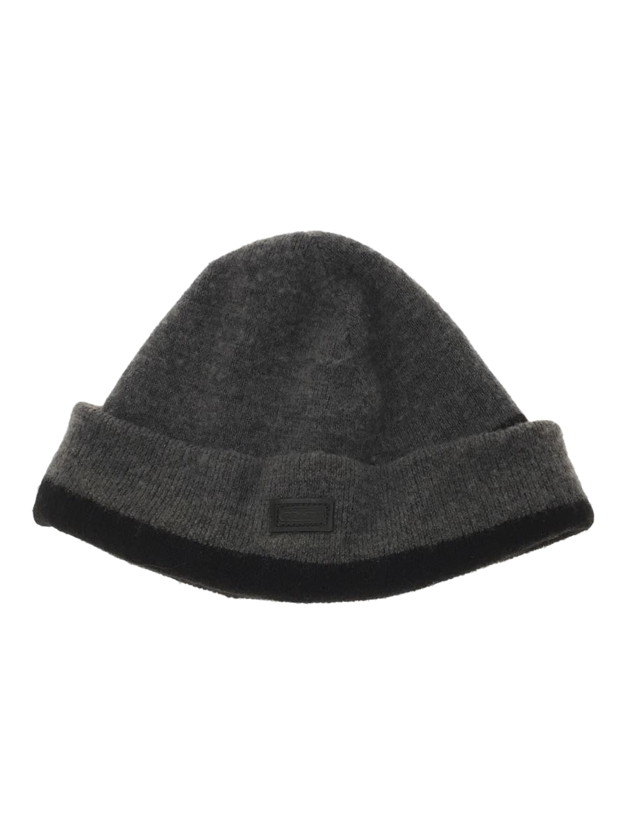 COACH* knit cap /-/ wool /GRY/ men's 