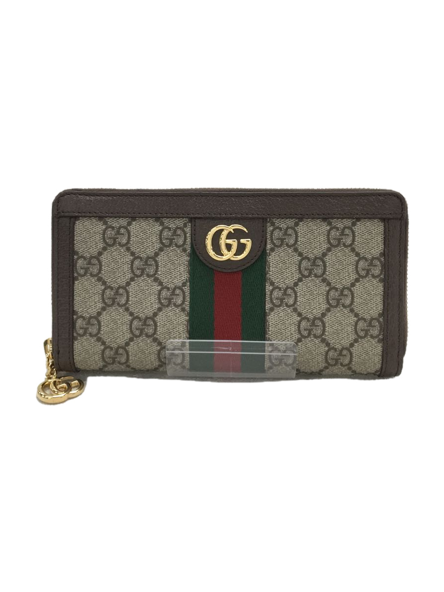 GUCCI◇長財布/-/BRW/メンズ-