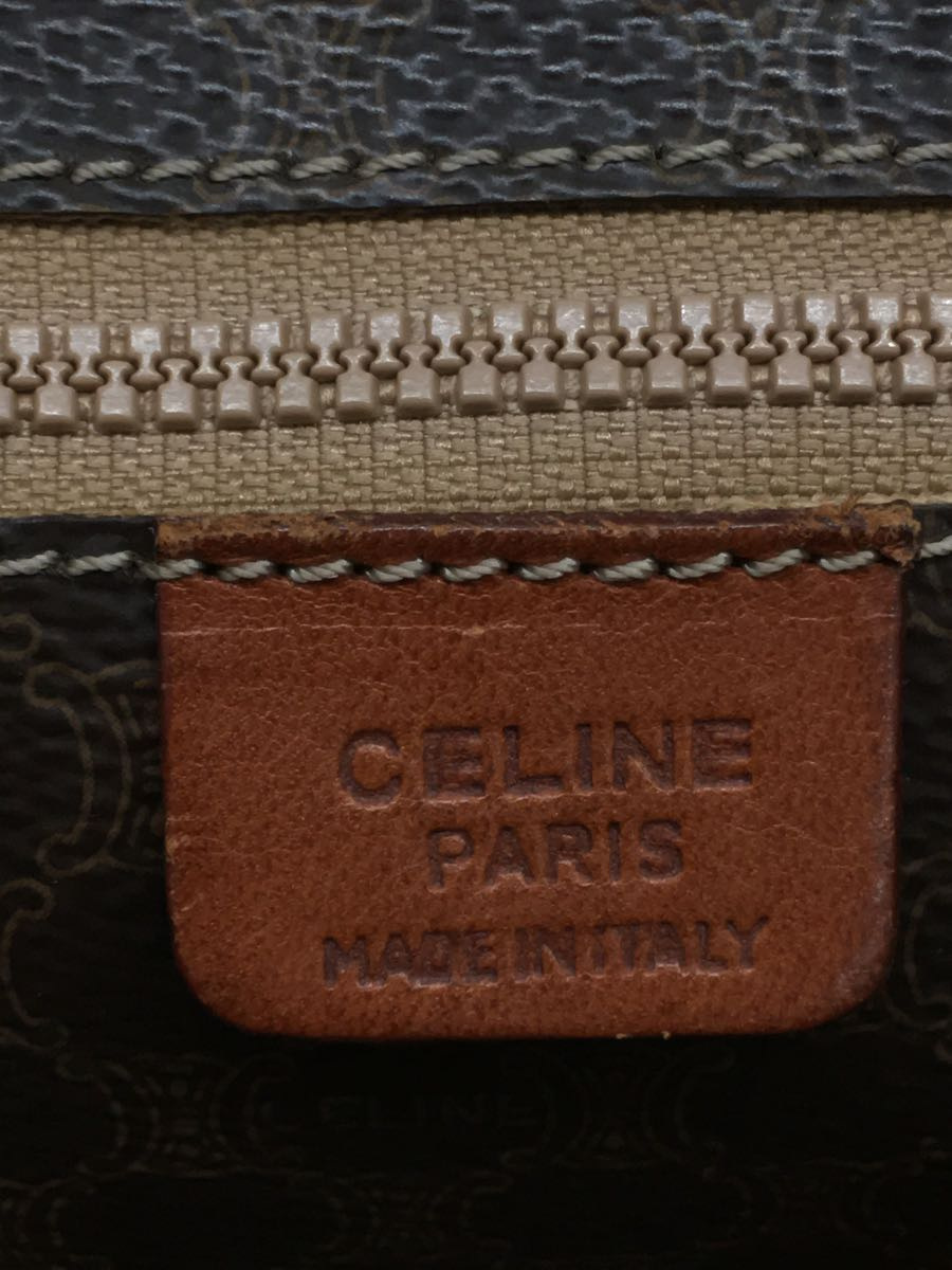 CELINE◆トートバッグ/PVC/BRW/総柄_画像5