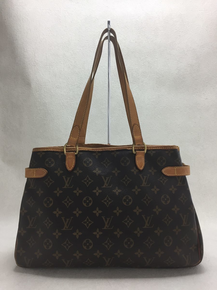 LOUIS VUITTON◆トートバッグ/ブラウン/モノグラム/バティニョール/オリゾンタル/M51154_画像3