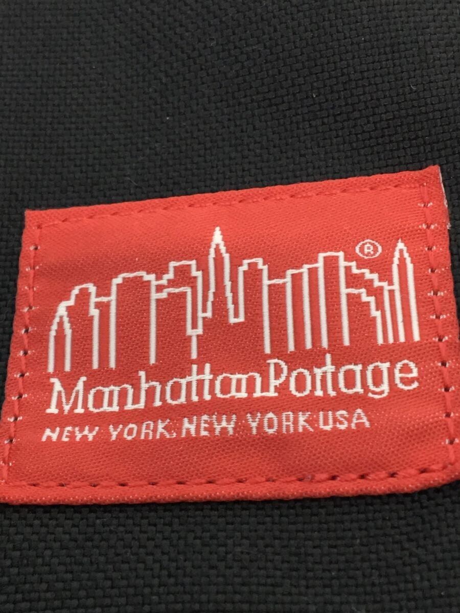 Manhattan Portage◆ショルダーバッグ/ナイロン/BLK/無地/ズコッティクラッチバッグ_画像5