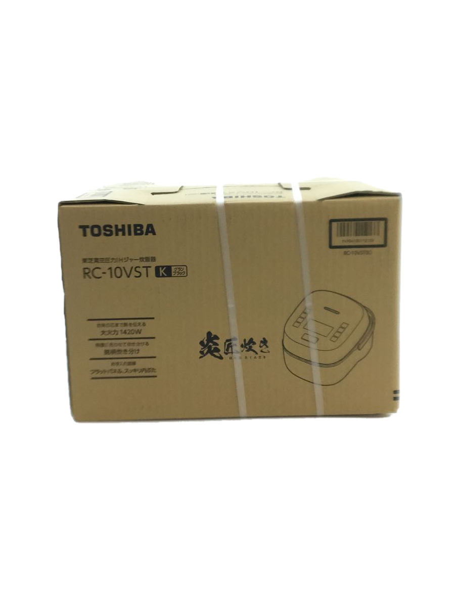 TOSHIBA◆炊飯器 RC-10VST(K)_画像1